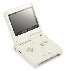 Pearl White Gameboy Advance SP System